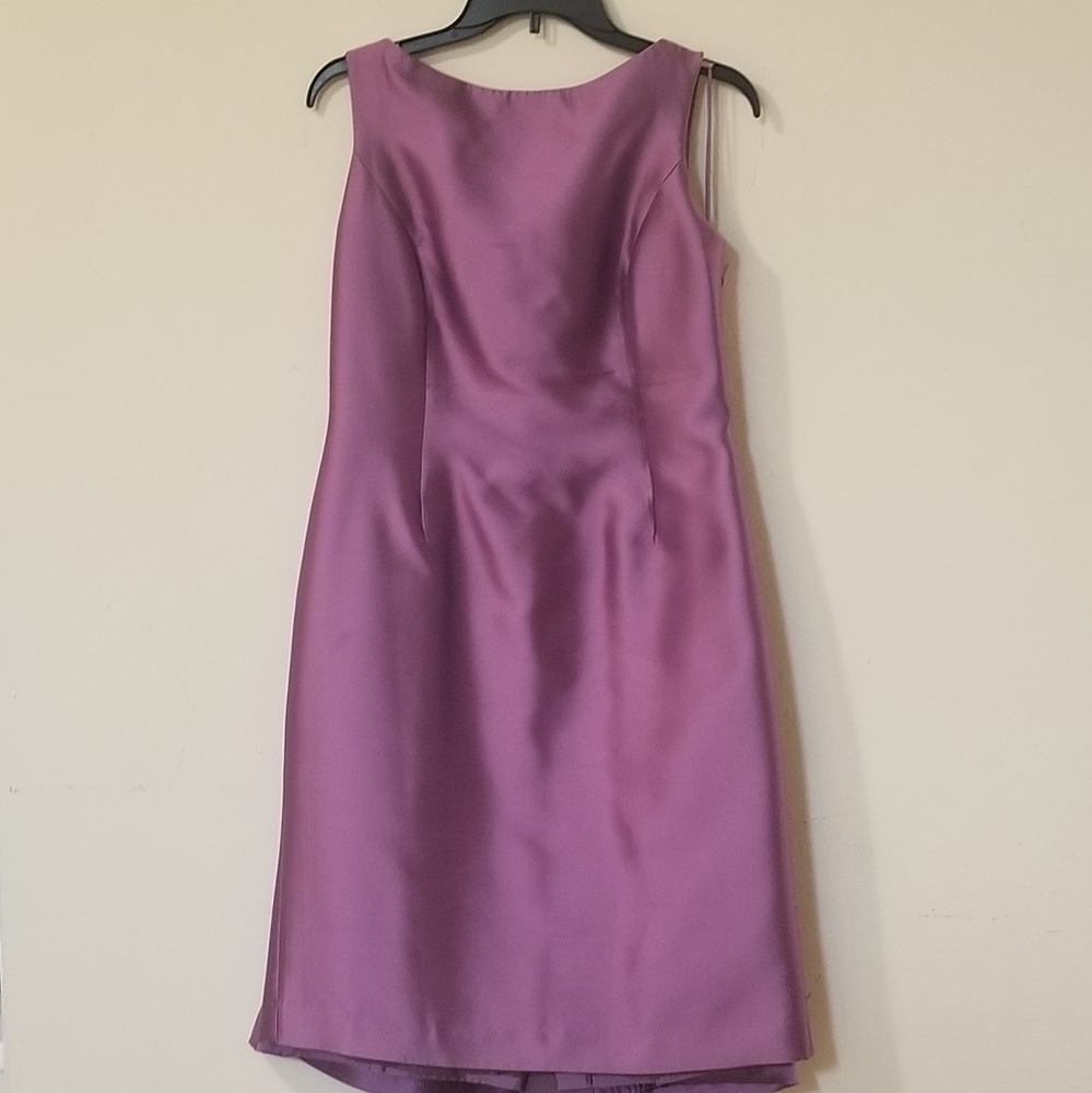 Satin Lavender Dress